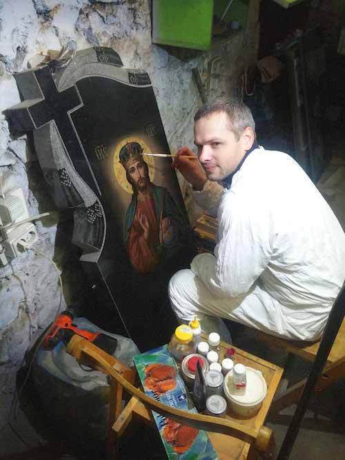 Цветная гравировка на памятник фото надгробия ростова на дону список